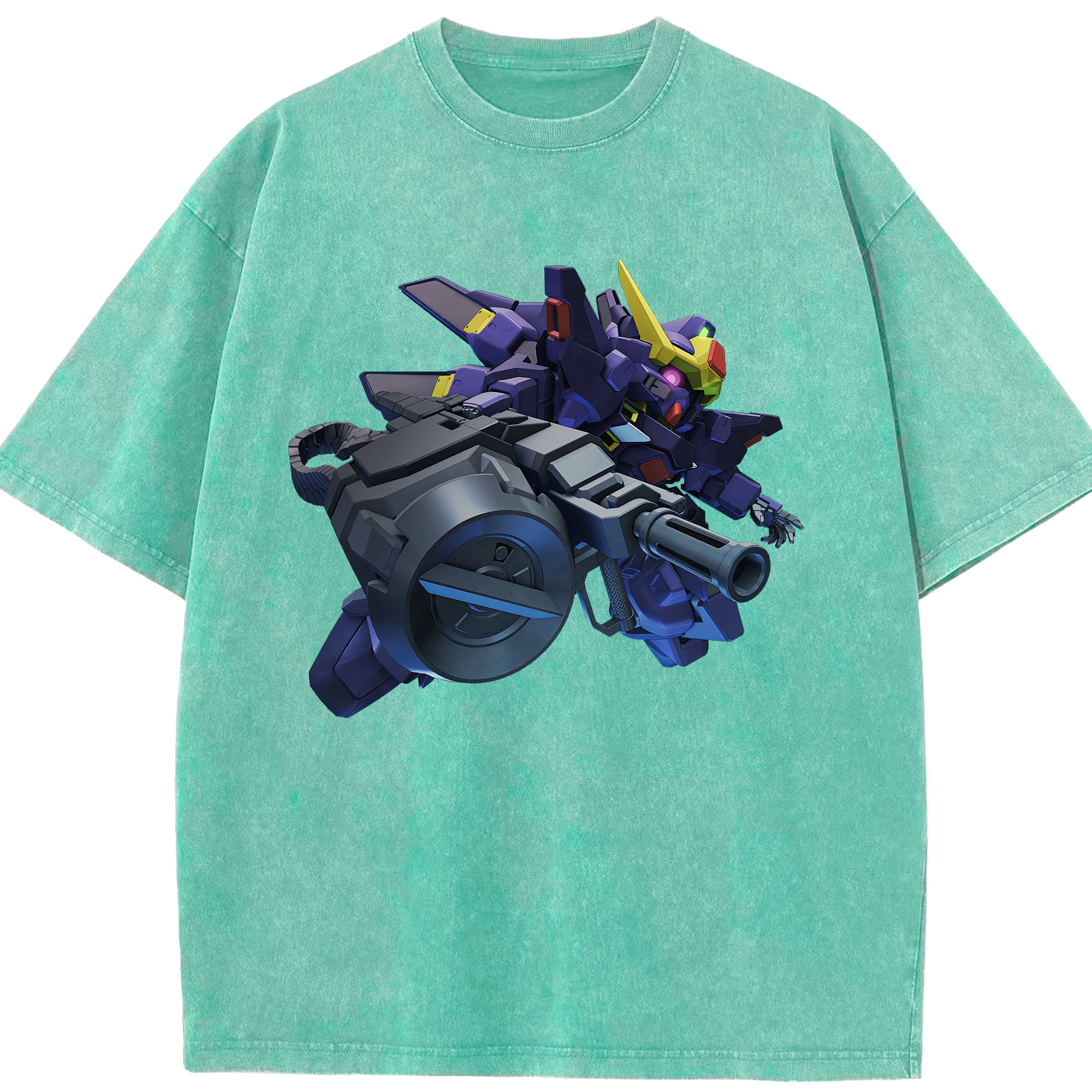 （画像用） 機動戦士ガンダム Mobile Suit Gundam 綿100% ヴィンテージ風 半袖Tシャツ（フロントプリント）